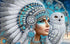 Exotic Indian diamond painting kit – 12x12" vibrant cultural decorative art by Azurra Shop
