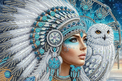 Arctic Native American Princess Diamond Painting Kit