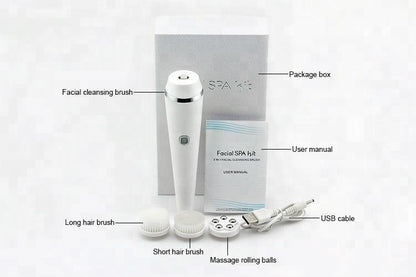 Multifunctional 3-in-1 Facial Cleansing Brush