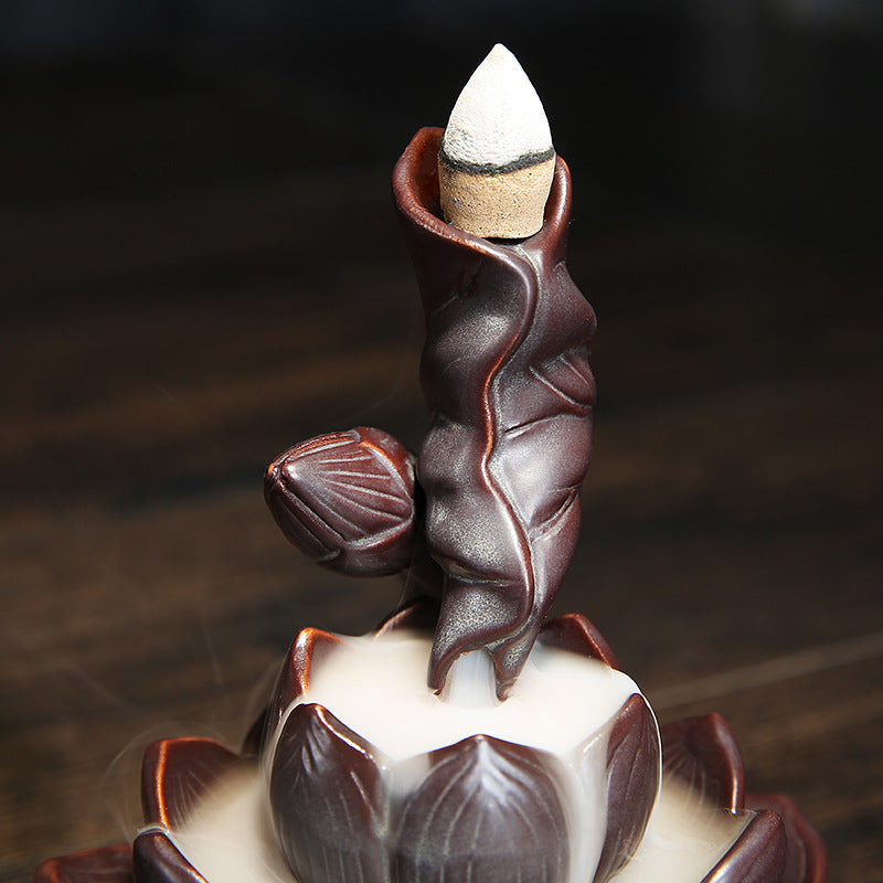 Lotus Backflow Incense Burner