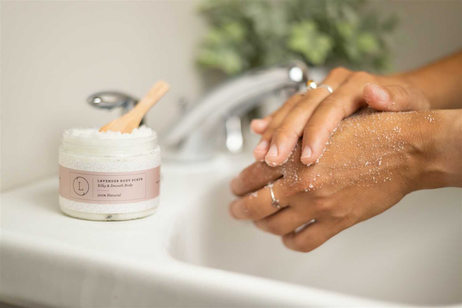 Lavender CBD Body Salt Scrub