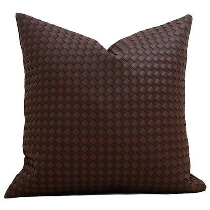 Misty Forest Geometric Throw Pillow – Modern Minimalist Home Decor