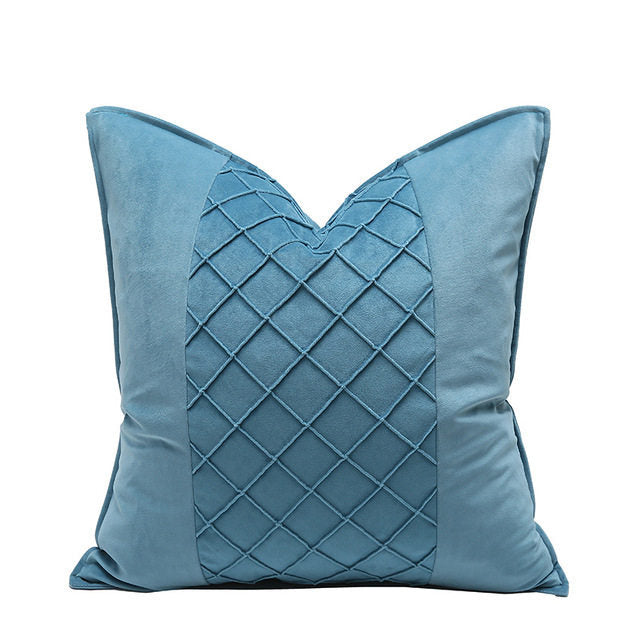 European Style Decorative Sofa Hug Cushion — soft polyester pillow in 10 plain color styles, available in 16x16" or 18x18" — Azurra Shop