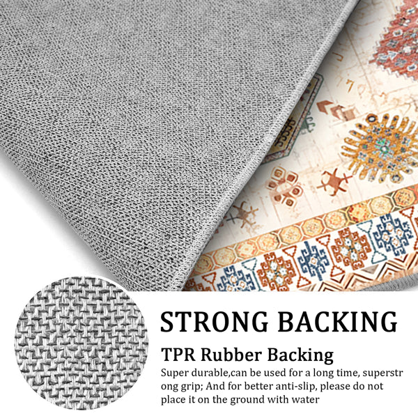 Boho Kitchen Rug Set — 3 Piece with Runner