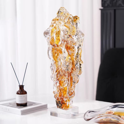 Taihu Stone Handmade Glass Ornament