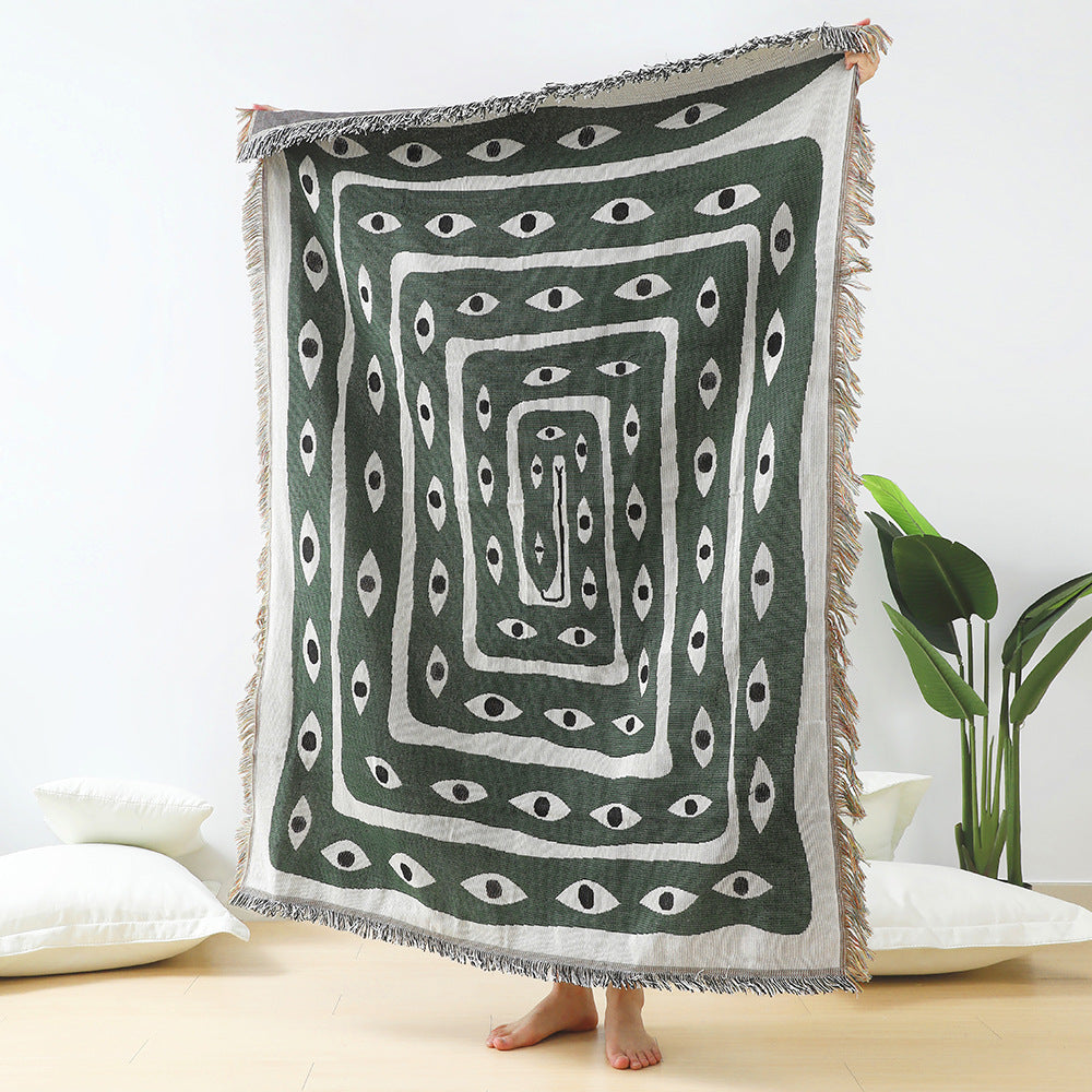 Home Decor Sofa Throw Blanket — American Country Style