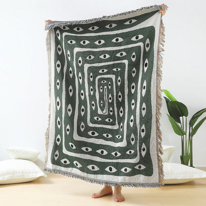 Home Decor Sofa Throw Blanket — American Country Style