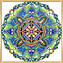 DIY Mandala Crystal Diamond Painting — high-quality resin drills, modern minimalist design, 12x12", frameless — Azurra Shop