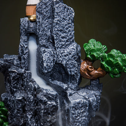 Mountain Stream Backflow Incense Burner