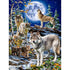 Wolf diamond painting kit – 10x12" to 32x40" round or square drill wildlife art by Azurra Shop