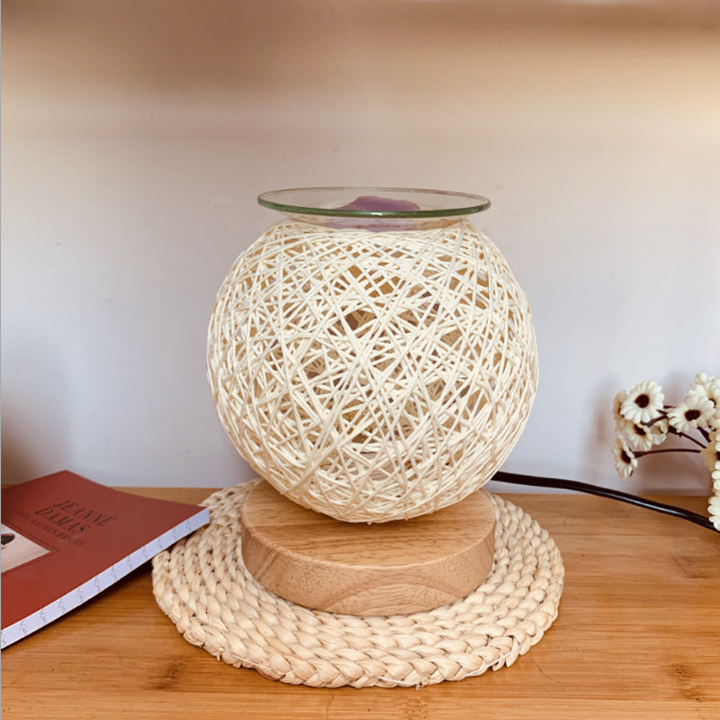 Handmade Bamboo Electric Wax Warmer