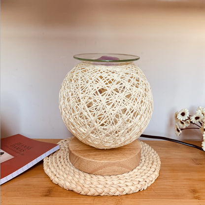 Handmade Bamboo Electric Wax Warmer