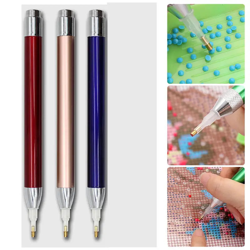 Diamond Painting Drill Pen Set — Round &amp; Square