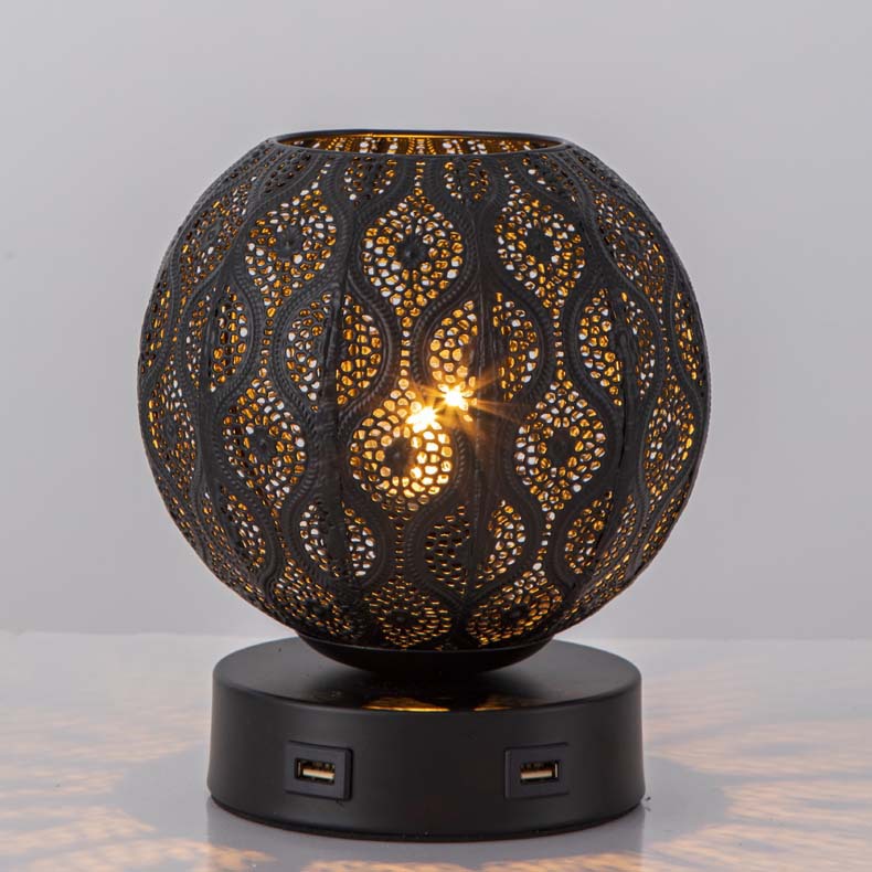 Iron Bedside Atmosphere Table Lamp