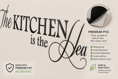 The Kitchen is the Heart of the Home Wall Decal